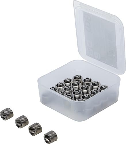BGS 1959-4 | Ersatz-Gewindeeinsätze | M10 x 1,5 | 25-tlg. | Länge 11 mm | passend für Gewinde-Reparatur-Satz