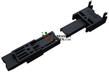 K&R Terracon Clipper für Dielen 120-150mm breit, für Dielen ab 20-24mm, mit Schrauben, 50 Stück | 20-24mm, mit Schrauben