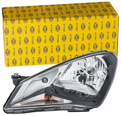 HELLA 1EJ 010 671-011 Scheinwerfer - Seat MII (KF1, KE1) - schwarz - ECE - für Rechtsverkehr - links