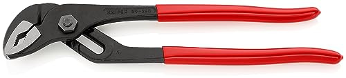 Knipex Pince multiprise à crémaillère noire atramentisée, gainées en plastique 250 mm (carte LS/blister) 89 01 250 SB