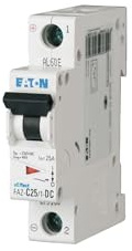 Eaton MCB Leitungsschutzschalter Typ C, 1-polig 10A, Abschaltvermögen 10 kA xEffect DIN-Schienen-Montage