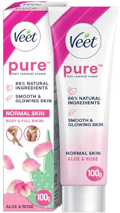 Veet Silk & Fresh Haarentfernungscreme, normale Haut, 100 g
