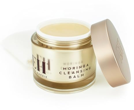 Emma Hardie 200ml Moringa Cleansing Balm with Cleansing Cloth Set, No-Rinse Formula Removes Face & Eye Make Up, Moisturizes & Hydrates the Skin, Natural & Cruelty Free, for All Skin Types
