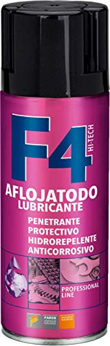 Faren F4, Sbloccante Lubrificante Multifunzione Spray, Penetrante, Idrorepelle, Anticorrosivo,ideale per bulloni, serrature,meccanismi da ruggine, ingranaggi etc., 200ml