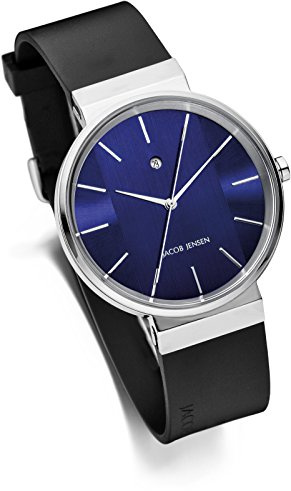 JACOB JENSEN Unisex-Armbanduhr Analog Quarz Kautschuk JACOB JENSEN NEW SERIES NO. 709