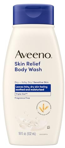 Aveeno Skin Relief Body Wash, Fragrance Free, 18 fl oz
