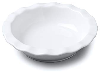 WM Bartleet & Sons 1750 T430 Kuchenform mit Crinkle-Rand, Weiß