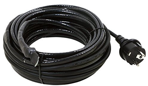 as - Schwabe 8 m Frostschutz-Heizkabel - EIS-Stop-Heizkabel mit Thermostat - Heizleitung mit Schutzkontaktstecker - 15 W/m Wärmekabel gegen Frost - selbstregulierendes Eisfrei Heizkabel - IP44, 67011