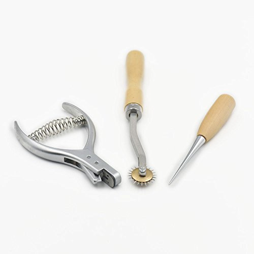 fujiyuan One PATTERN NOTCHER DESIGNER 45N + One AWL + One Stitch Wheels