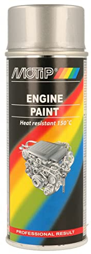 MOTIP ENGINE PAINT Maschinenfarbe Aluminium 400 ml - Sprühfarbe | MOTIP ENGINE PAINT Maschinenfarbe Aluminium 400 ml - Sprühfarbe