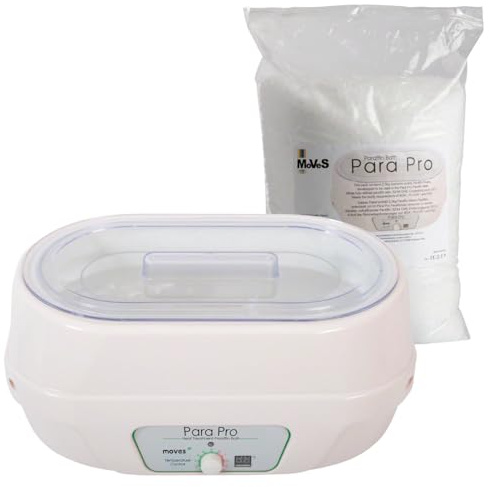 Sport-Tec Paraffinbad para Pro, elektrisches Wachsbad, Paraffinwachs, Maniküre, Pediküre, inkl. 2,5 kg Wachs, 39x25x18 cm