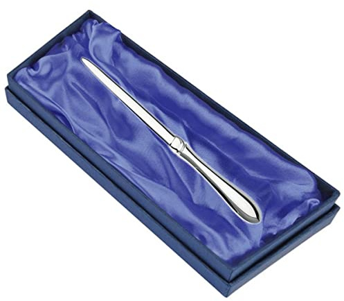 Brieföffner Bremen (23 cm) – Premium Silber Plated, edel versilbert & hochwertig verarbeitet – inkl. Geschenkverpackung