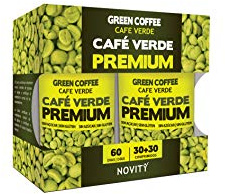 DietMed Café Verde Premium Novity 30+30, Blanco, 120 Gramos, 60 Unidades