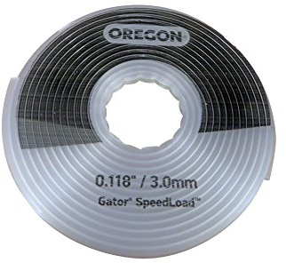 Oregon 24-518-25 Gator SpeedLoad Mähfaden, 3,0 mm, 25er-Pack, LG