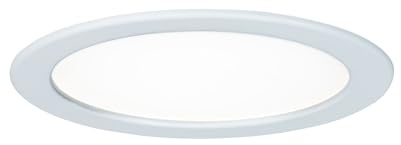 Paulmann 92060 LED Einbaupanel rund Deckenleuchte 18W Licht 4000K Neutralweiß LED Panel Weiß IP44 spritzwassergeschützt inklusive Leuchtmittel
