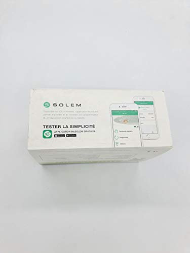 Programmatore di irrigazione a batteria 9 V BL IP4, con connessione Bluetooth fino a 10 metri, impermeabile per 4 stagioni, bianco, 14 x 9 x 5,5 cm (riferimento: Solem BL-IP4)