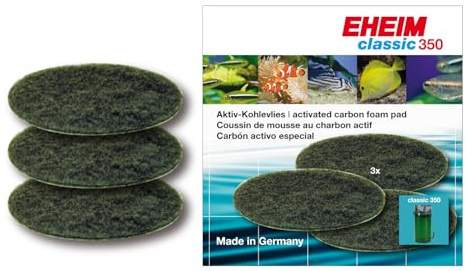 EHEIM 2628150 Aktivkohlevlies (3 Stück) für classic 350 (2215)