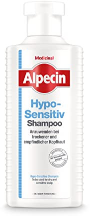 Alpecin Hypo-Sensitiv Shampoo, 1 x 250 ml - Haarshampoo bei trockener und empfindlicher Kopfhaut - Ohne Farbstoffe und ohne Parfum