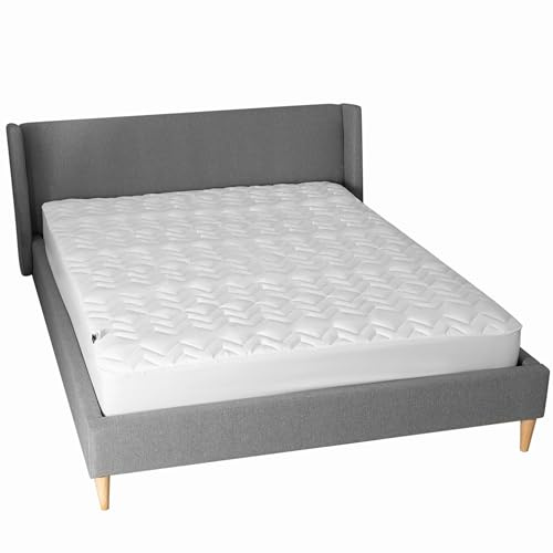 sei Design Matratzenschoner 140x200cm atmungsaktiv - Luxus Matratzenschoner Spannbettlaken - Extra soft & weich - Matratzen Schoner waschbar & trocknergeeignet - Matratzen Schutz - Schonbezug Matratze