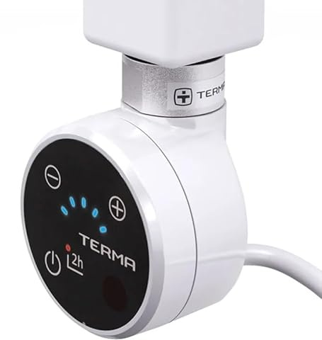 anapont Cartouche Chauffante, Thermoplongeur pour Radiateur Sèche-Serviettes Moa, Blanc, Éléments Chauffants pour Chauffe avec Thermostat Électronique Régulateur de Température Et Minuteur