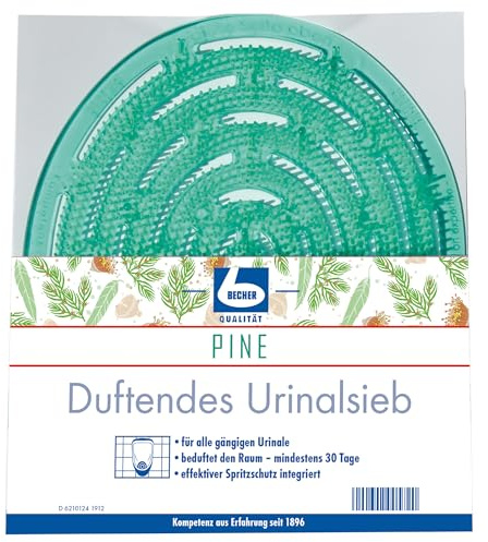 Dr. Becher duftendes Urinal-Sieb Duft: grüne Pinie (4er Pack)