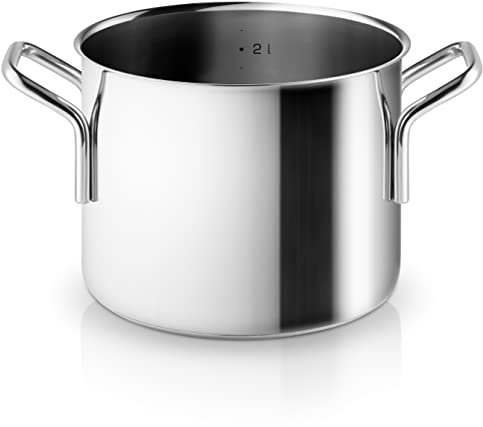 Eva Solo Patelnia Sauté 24 cm in Acciaio Inox