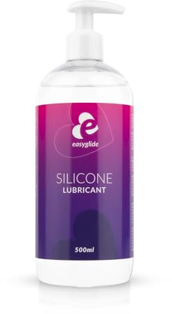 EasyGlide Lubrifiant Silicone - Lubrifiant Silicone Sexuel Intime - Non Collant, Compatible avec les Préservatifs et sûr à Utiliser avec les Jouets Sexuels - 500ml