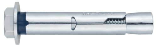 INDEX Fixing Systems CH-TO - Confezione da 15 ancoraggi anti-torsione per carichi elevati, rivestimento zincato, vite esagonale 6,8 mm, M6 x 45 mm, diametro 8 mm