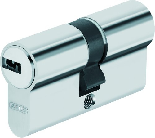 ABUS Türzylinder D6N - Schließzylinder für Wohnungstüren, vernickelt, 40x70 mm - 10577
