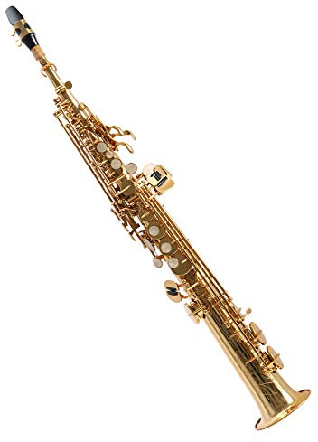 Classic Cantabile Winds SS-450 Bb-Sopransaxophon, Modell: SS-450, Mundstück | Stimmung: Bb, Korpus: Messing, Finish: Klarlackiert, Metallresonatoren, Griffknöpfe in Perlmuttoptik, Gute Ansprache