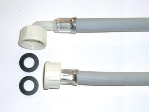 Stabilo-Sanitaer Zulaufschlauch 3/4 Zoll 5m Anschluss gerade/Winkel Anschlußschlauch Waschmaschinen Geschirrspüler Schlauch Wasserschlauch Zulaufschläuche