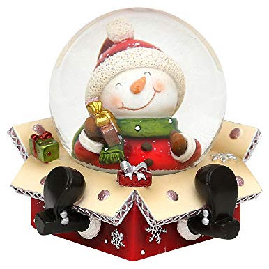 Palla di neve originale e divertente, dimensioni circa: 6,5 x 6 cm; diametro 4,5 cm, Muñeco de nieve, Ø 4,5 cm