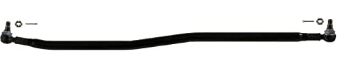 febi bilstein 17578 Lenkstange mit Kronenmuttern und Splinten, vom Lenkgetriebe zum 1. Lenkzwischenhebel, 1 Stück