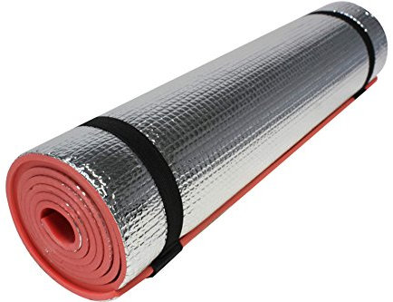 Alu Campingmatte Isomatte Adventure 180 x 50 cm Rot