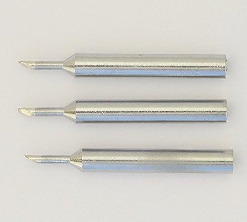 Pack of 3 (2.3mm) Replacement Tips for the Antex CS, TCS,TC50 Soldering Iron (MMC00J0)