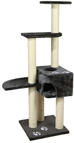 TRIXIE 43867 Poste Rascador Alicante, 142 cm, Antracita