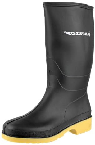 Dunlop Protective Footwear unisex vuxna Dunlop Dull gummistövlar, svart, 34 EU