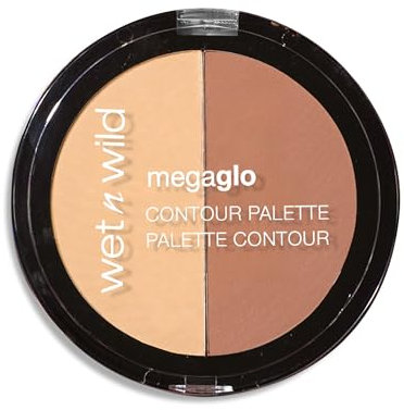 Wet n Wild, MegaGlo Contouring Palette, Polvere Contouring Duo, Formula Miscelabile e Modulabile, per un Viso Impeccabile, Dulce de Leche