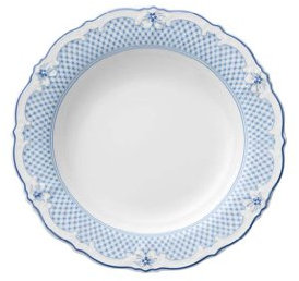 Hutschenreuther Baronesse Piatto Fondo con Bordo Largo, Estelle, Porcellana, Ø 24 cm, 10124