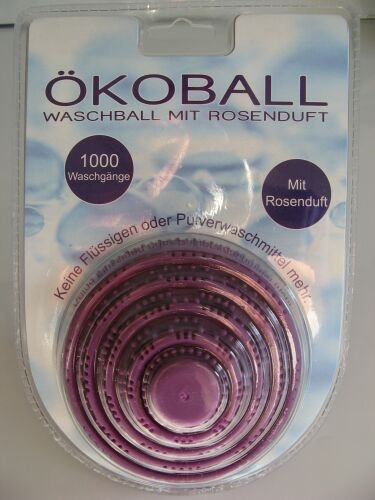 Öko Waschball - mit Rosenduft. Revolutionär, die neue Generation zum Waschen ihrer Wäsche, keine Flüssig- und Pulver-Waschmittel mehr, mindestens 1000 Waschgänge.