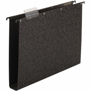 Elba 25 x Hängesammler vertic 1 A4 Hartpappe (RC) schwarz 40 mm