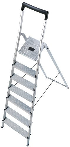 Escabeau Domestique Pliable en Aluminium 7 marches Ultra léger Hailo L40