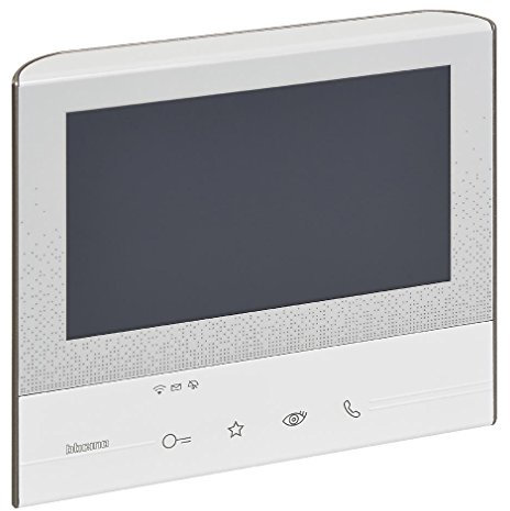 BTICINO, CLASSE300 X13E Video-Innenstelle mit 7-Touchscreen, 4 sensitiven Tasten, Smartphone-Anbindung, App-Nutzung, Erweiterung des Sets Art.-Nr. 363911 für ein Zweifamilienhaus, Weiß, 344642