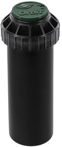 Orbit Watermaster 55461 Voyager 4-Inch Adjustable Pop-Up Gear Drive Sprinkler Head,2-Pack, Black