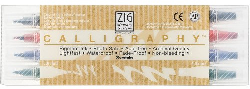 Kuretake Zig MS34004V Zig Memory System Calligraphy Marker