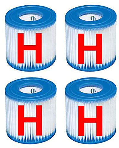 Kartuschen für Intex-Schwimmbecken-Filter – Intex Typ H, 4 Stück
