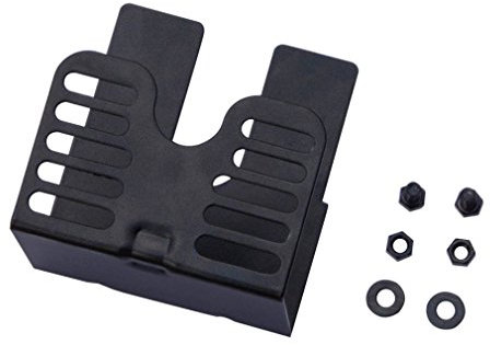 onlyfire Universal Grill 7,6 cm Slide Rotisserie Motor Halterung, Halter für Grillspieß Motor, Schwarz