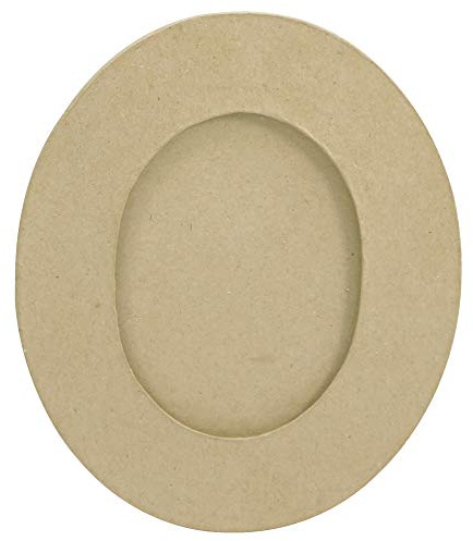 Décopatch CD028C - Rahmen aus Pappmaché, oval 19,5cm, 1 Stück