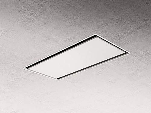 Elica ILLUSION H16 WH/A/100 - Cappa da cucina da soffitto, larghezza da 100 cm, colore bianco