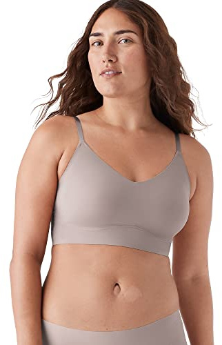 True & Co womens True Body Lift Triangle Adjustable Strap Bra, Mink, M 34C-D 36A-B US